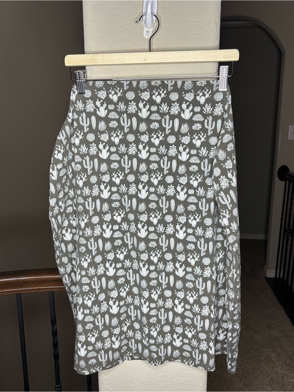 Cowkid Clothing Co Vintage Cactus Print Swaddle Nursing Cover Stretch Western